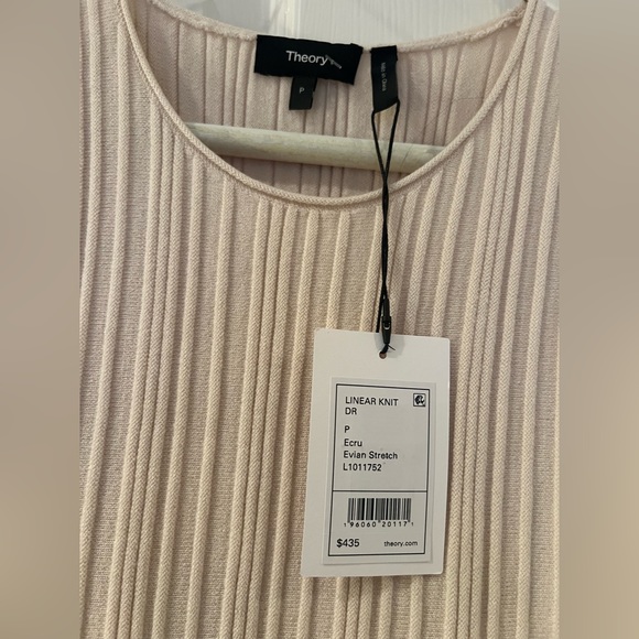 BRAND NEW Theory Fit and Flare in color ecru- - Picture 9 of 13